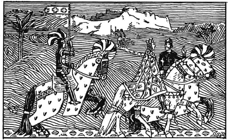 Illustrasjon til Snorres saga om Magnussønnene