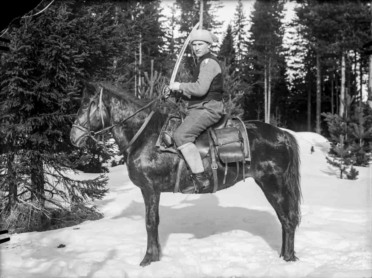 Rød soldat under den finske borgerkrigen