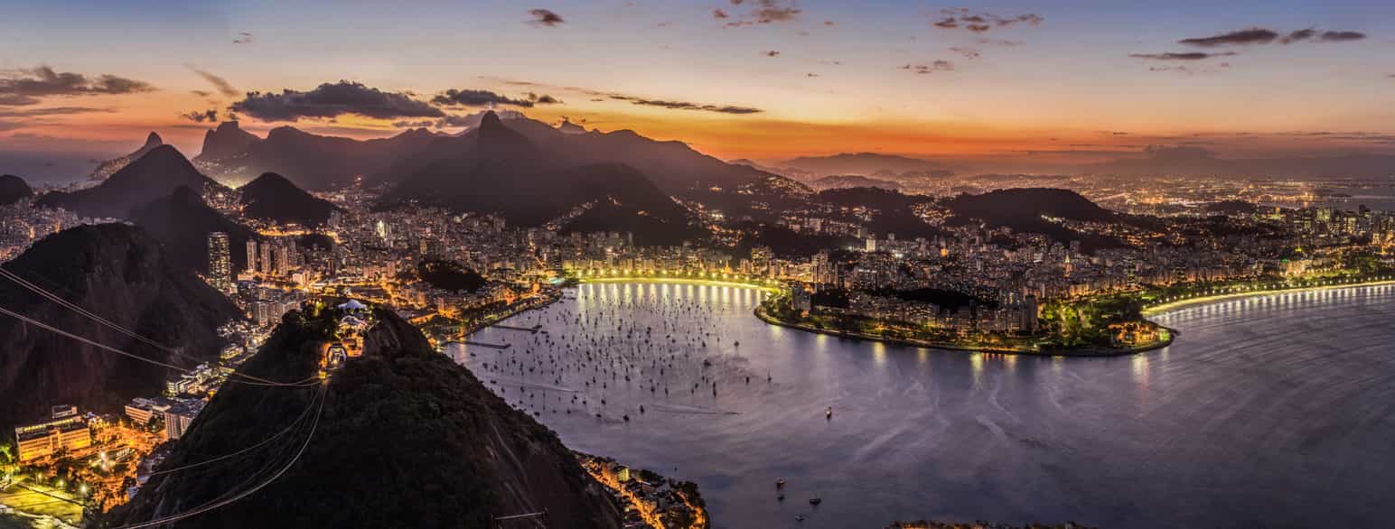 Rio de Janeiro sett fra Sukkertoppen