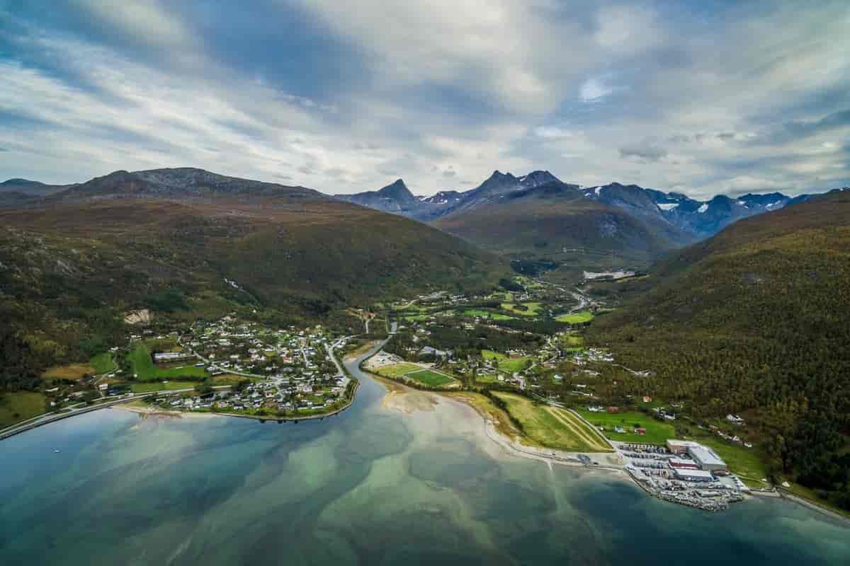 Beisfjord luftfoto
