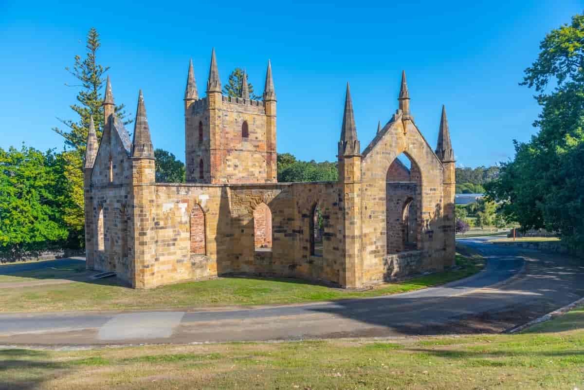 Kirke i Port Arthur, Tasmania