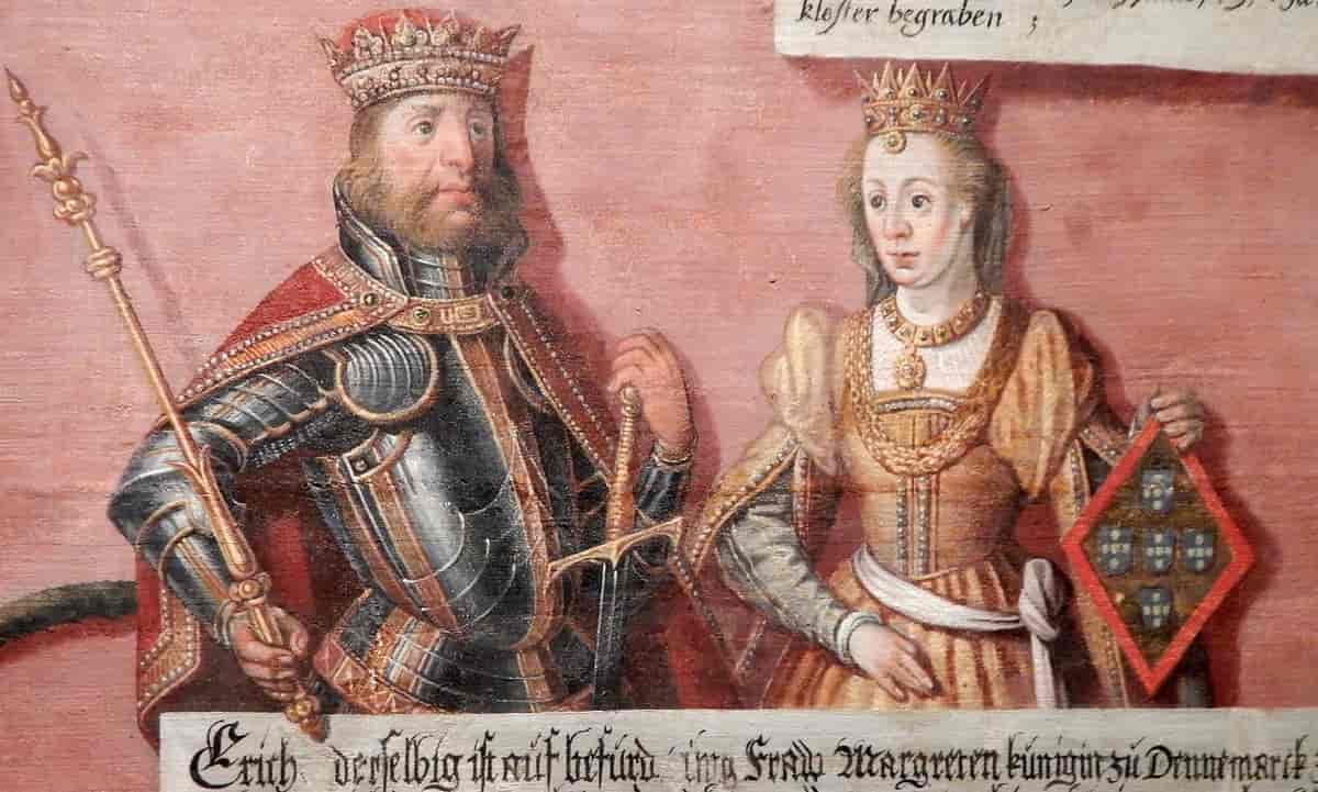 oprejst deres dragt Filippa – dronning av Danmark, Norge og Sverige – Store norske leksikon