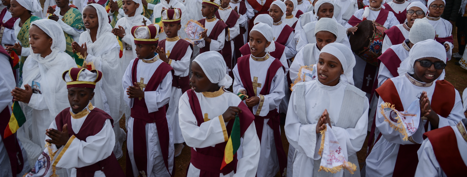 Etiopiske ortodokse kristne feirer helligtrekongersdag 10. februar 2023
