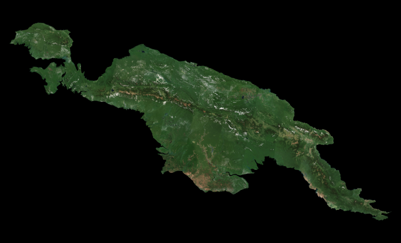 Ny-Guinea, satelittbilde