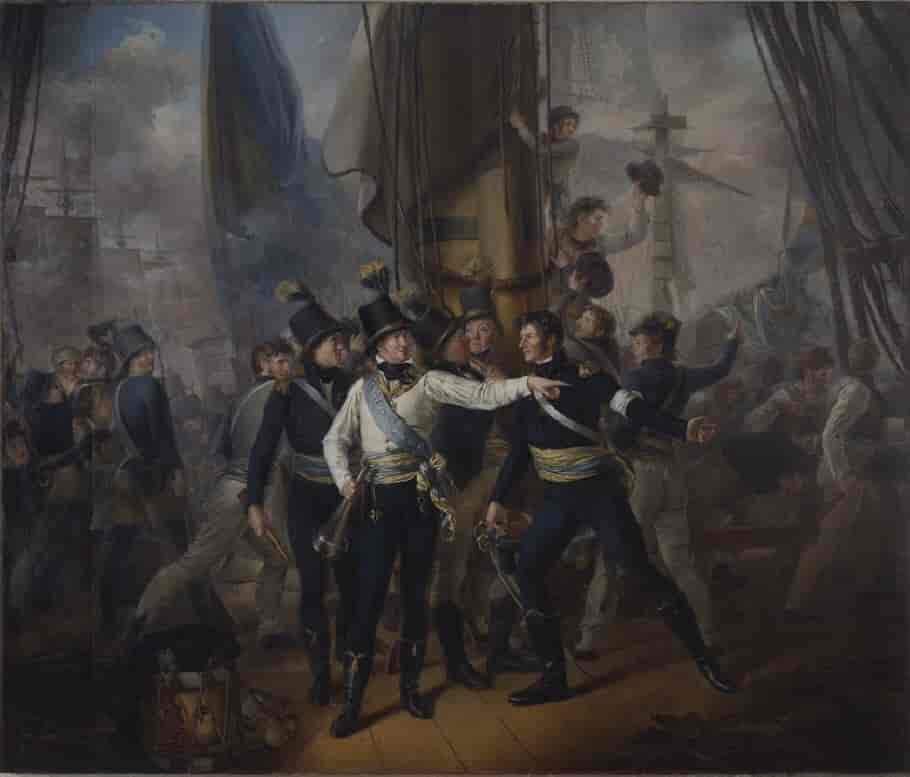 Hertug Karl i slaget ved Hogland 1788