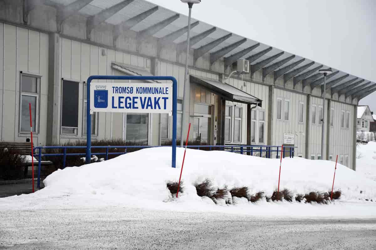 Foto av inngangen til Tromsø Legevakt