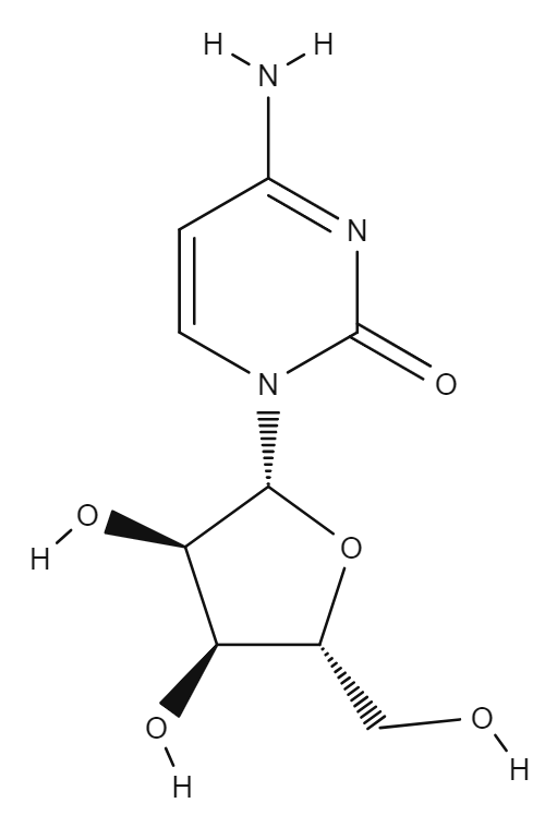 Strukturformel cytidin