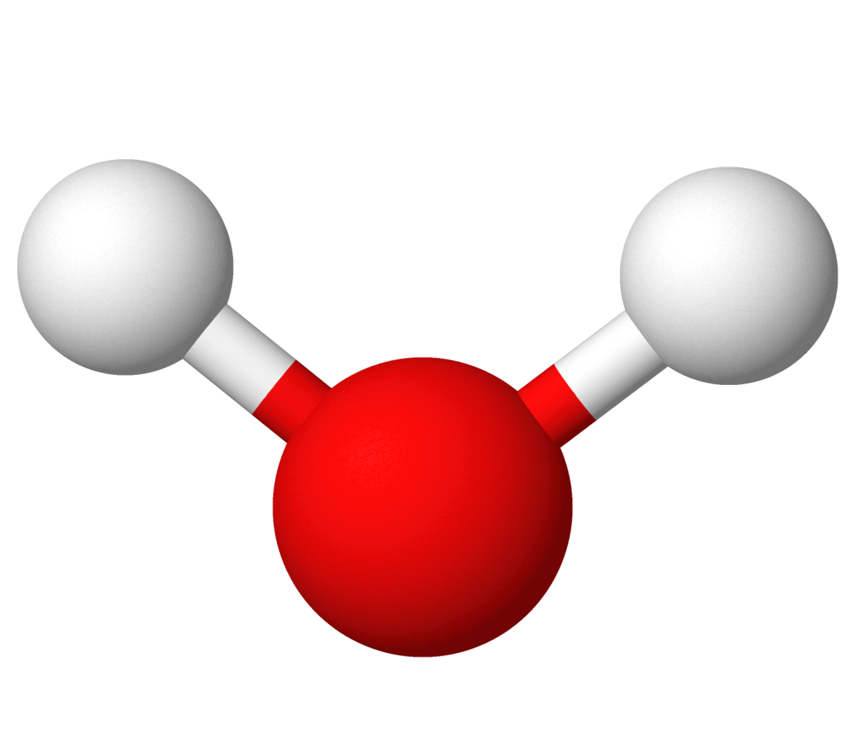 Molekylmodell vann