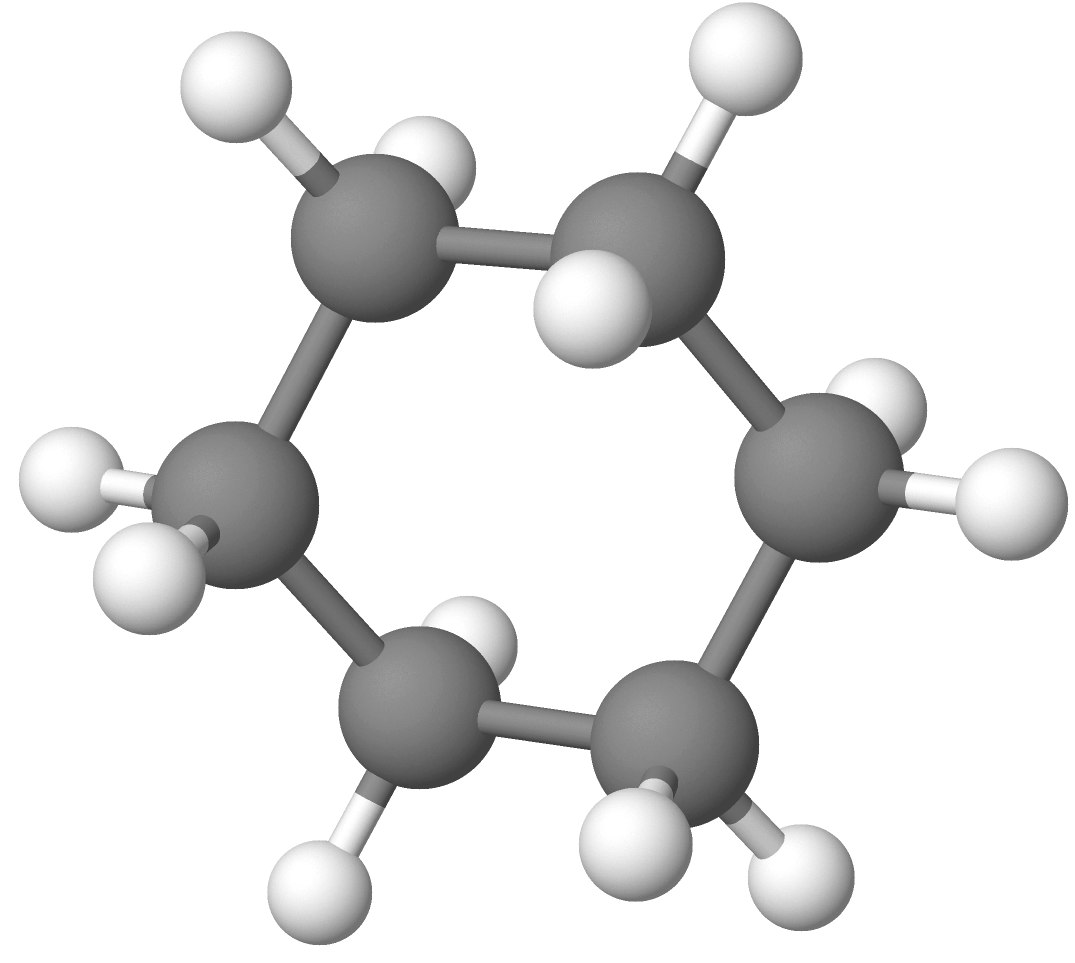 Molekylmodell sykloheksan