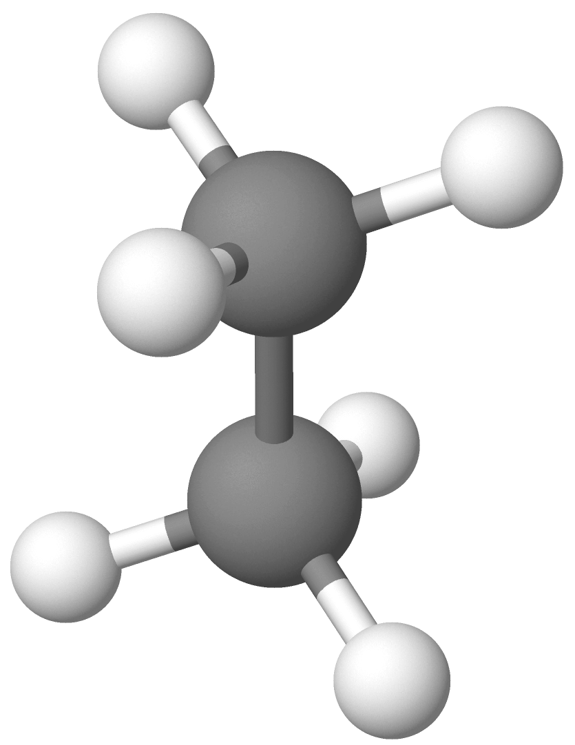 Molekylmodell etan