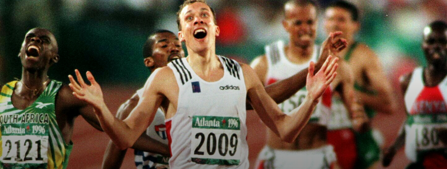 Vebjørn Rodal tar OL-gull på 800 meter i Atlanta i 1996,  karrierens høydepunkt