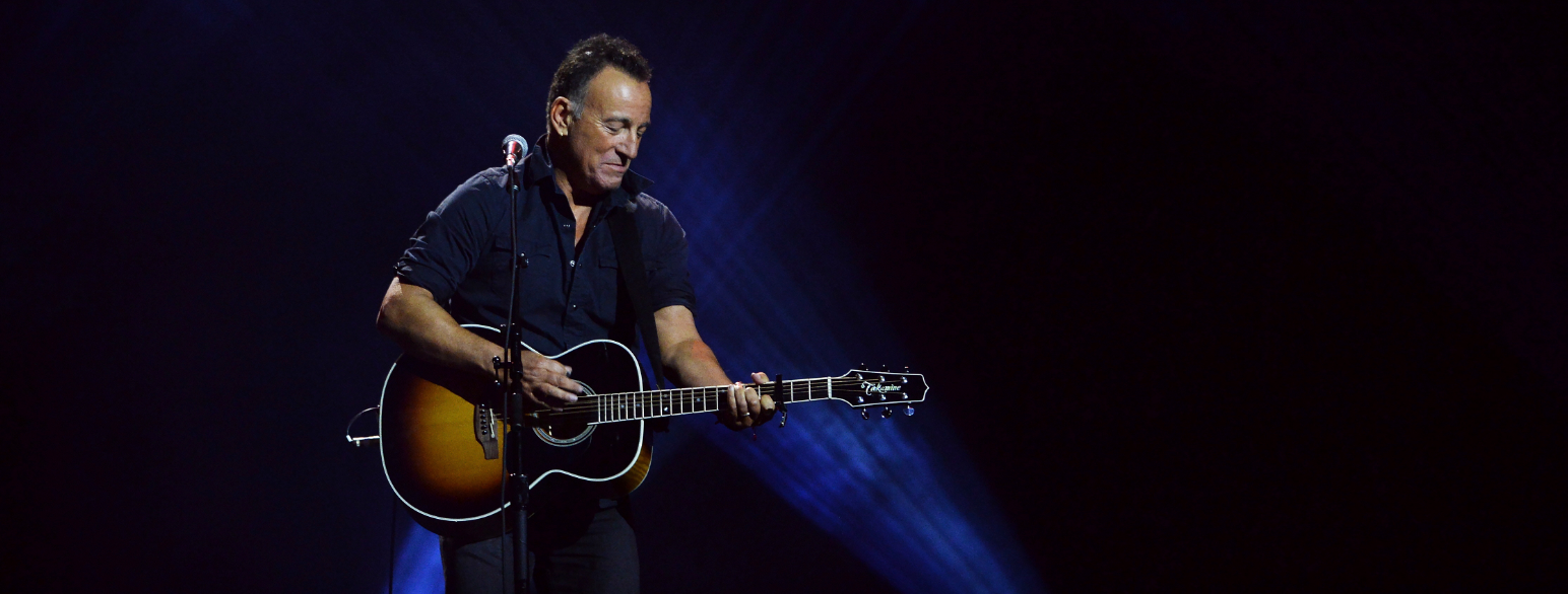 Bruce Springsteen under en konsert i Toronto i 2017