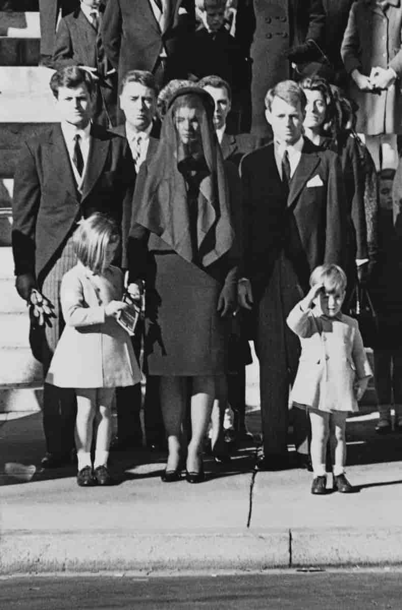 Begravelsen til John F. Kennedy i 1963.