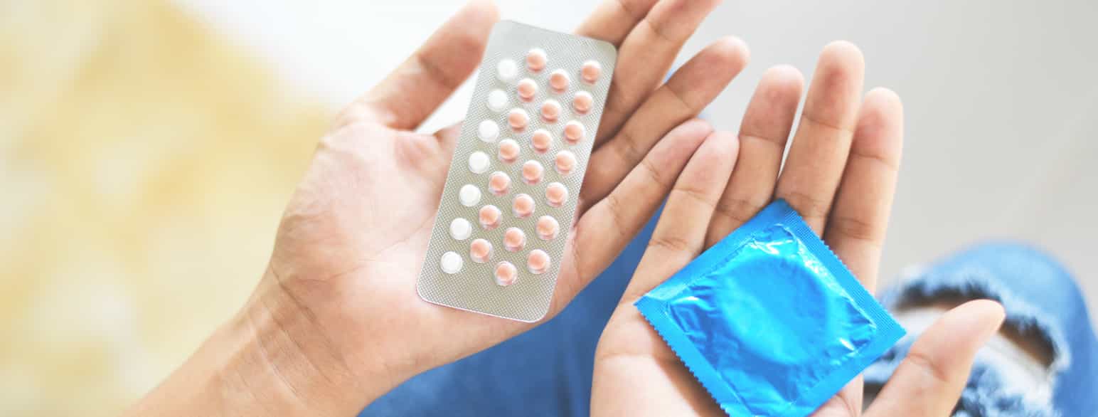 P-piller og kondom