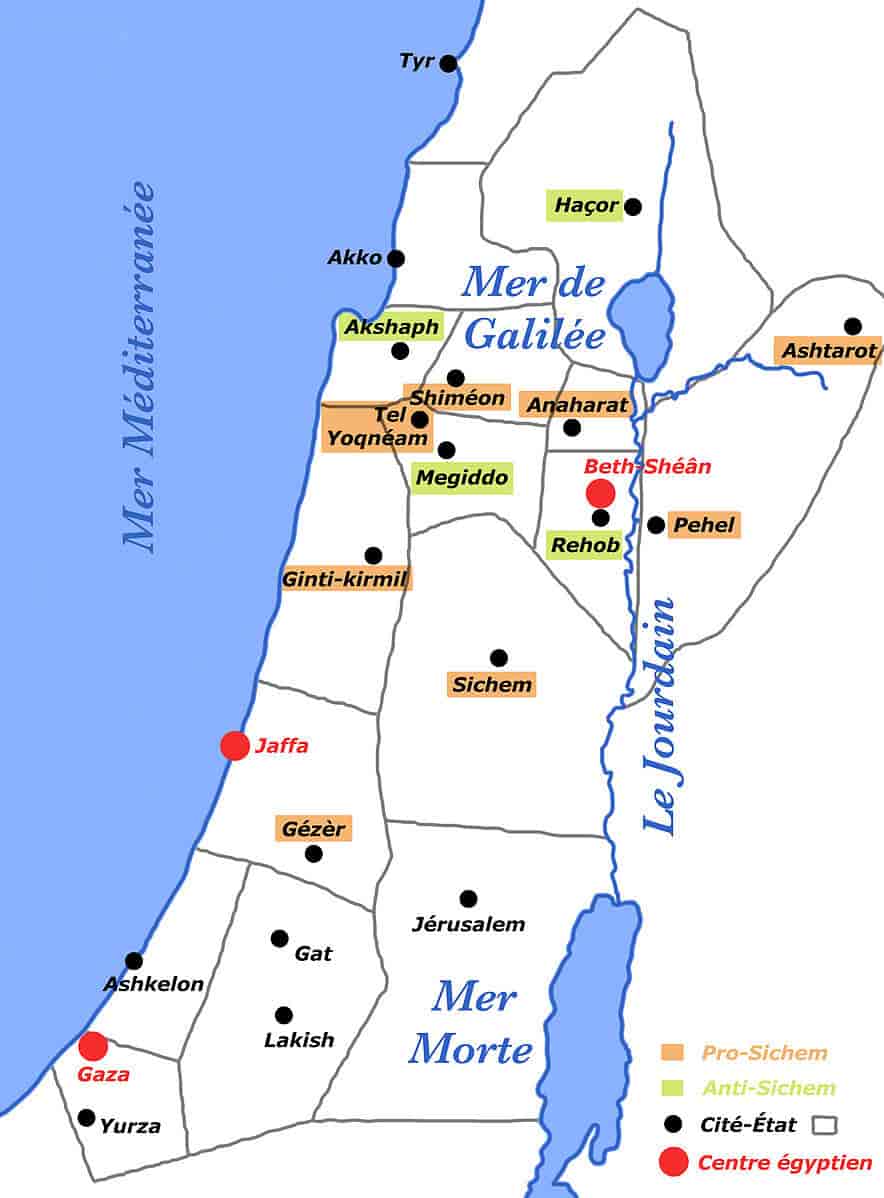 Kanaan/Palestina i bronsealderen