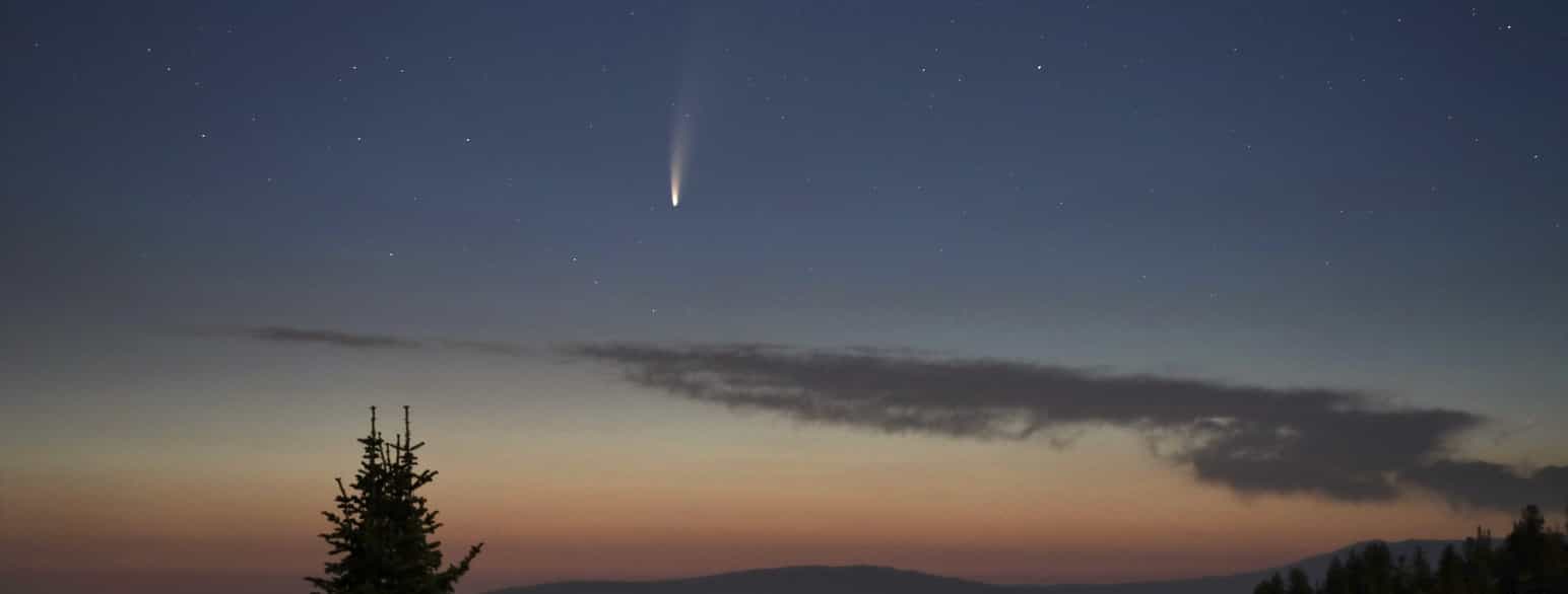 Kometen NEOWISE over Utah i USA.