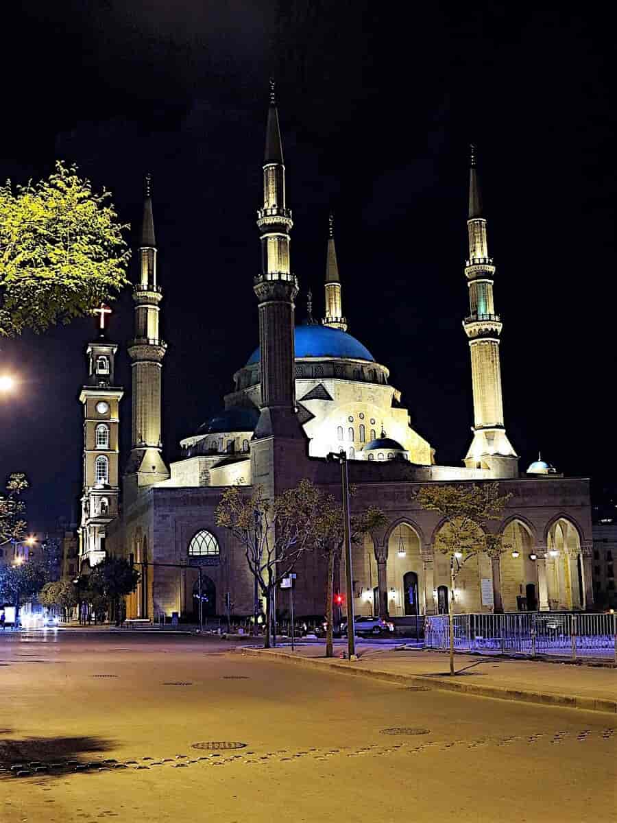 Mohammad al-Amin moskeen og St. George-katedralen