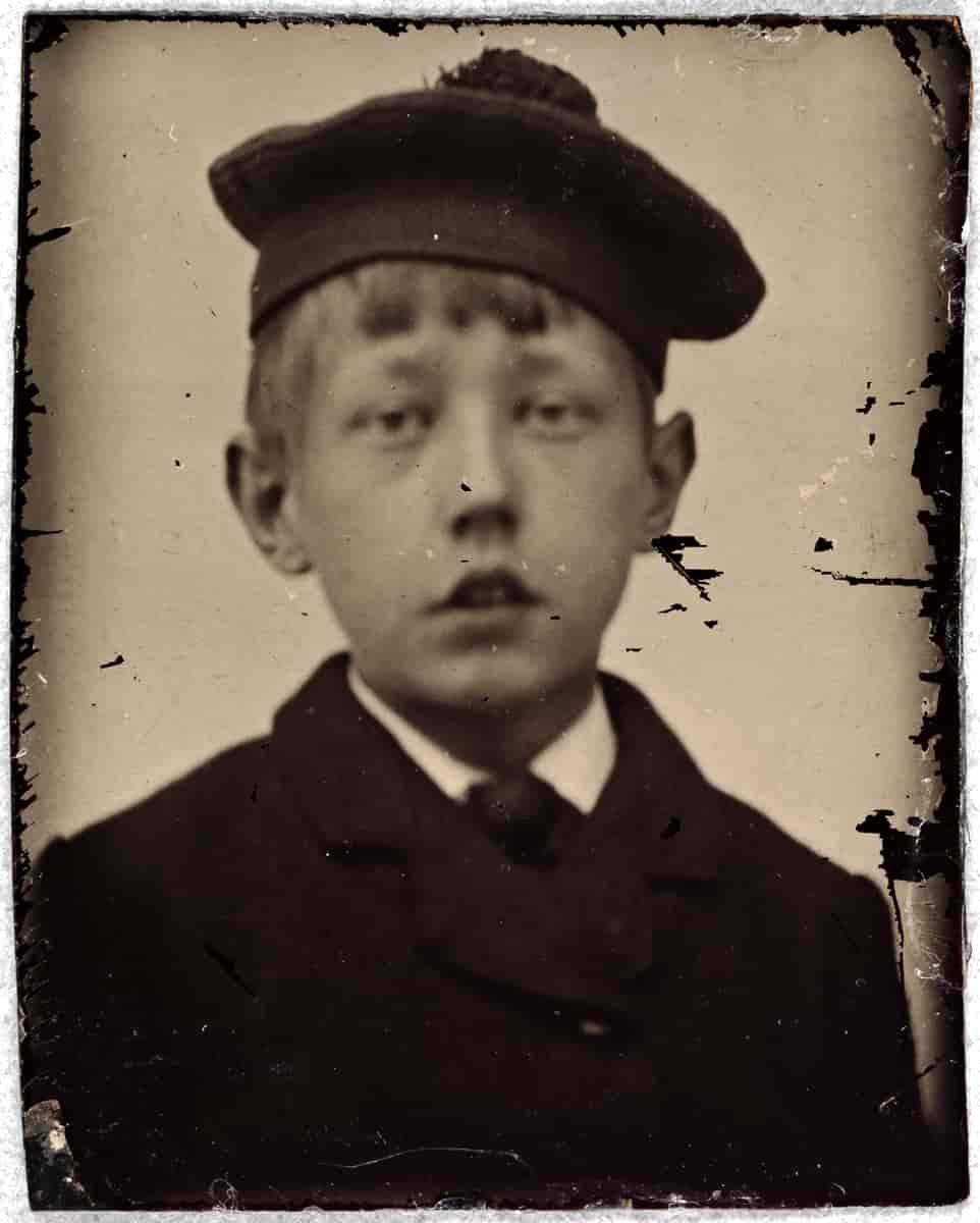 Roald Amundsen som barn