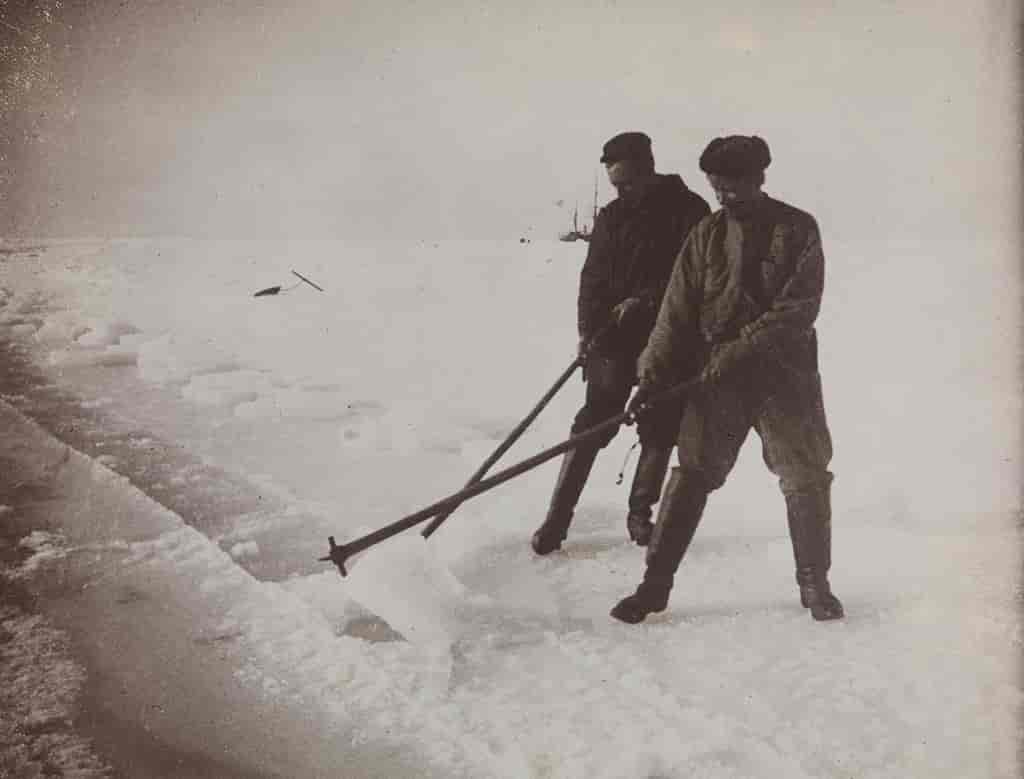 Roald Amundsen og Engelbret Knudsen