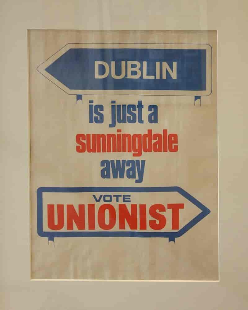 Propagandaplakat frå United Ulster Unionist Council 1974