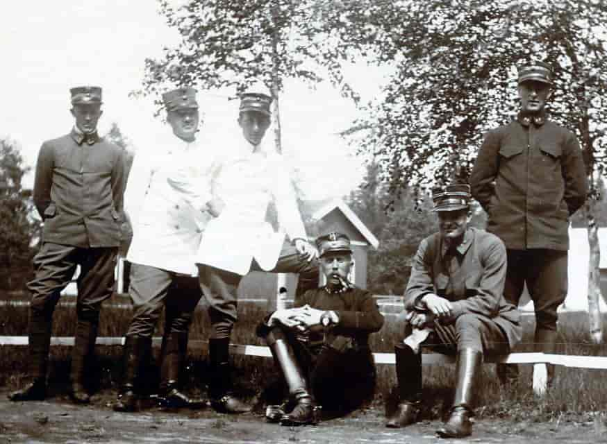 Soldater på Gardermoen 1912