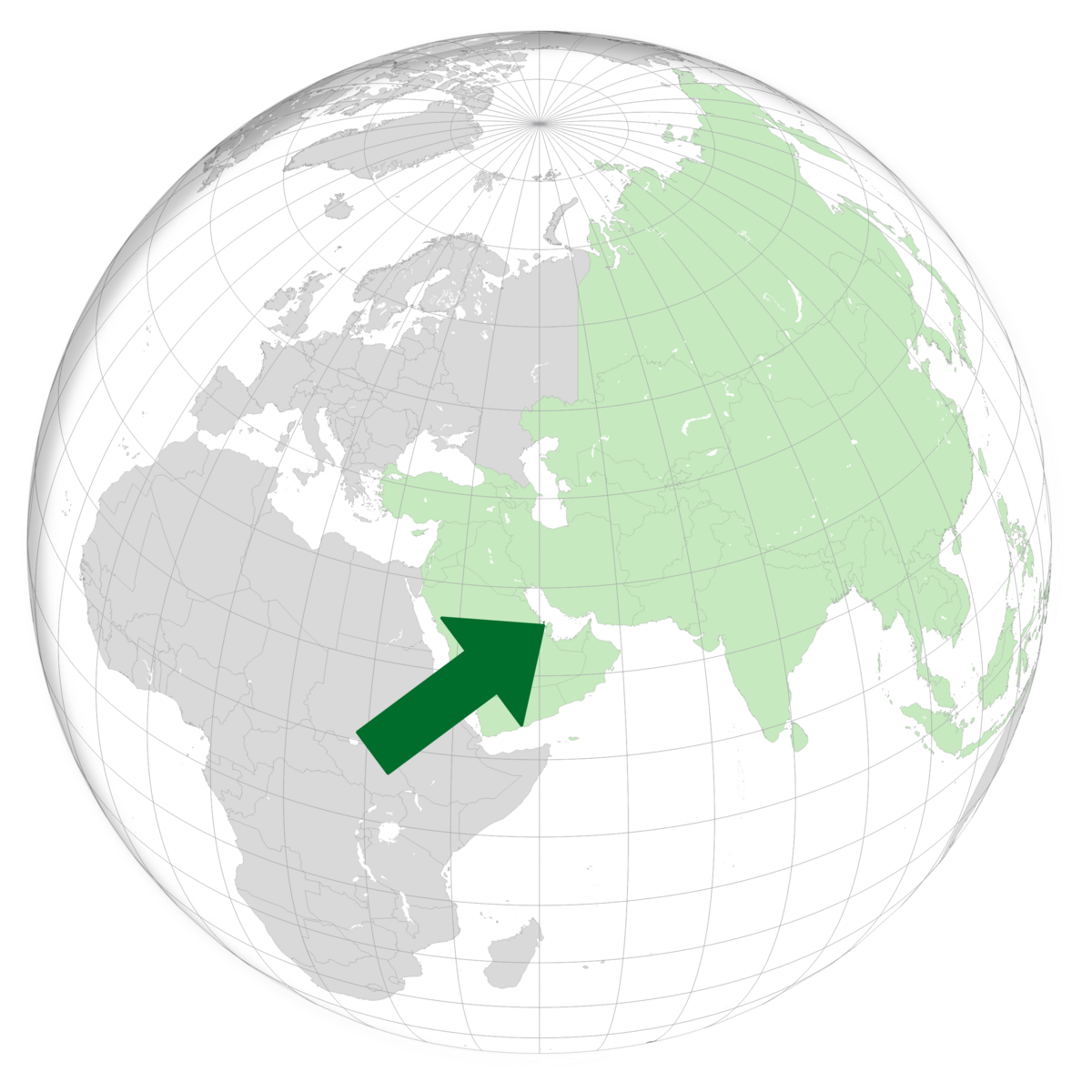 plassering av Bahrain på jordkloden. Kart