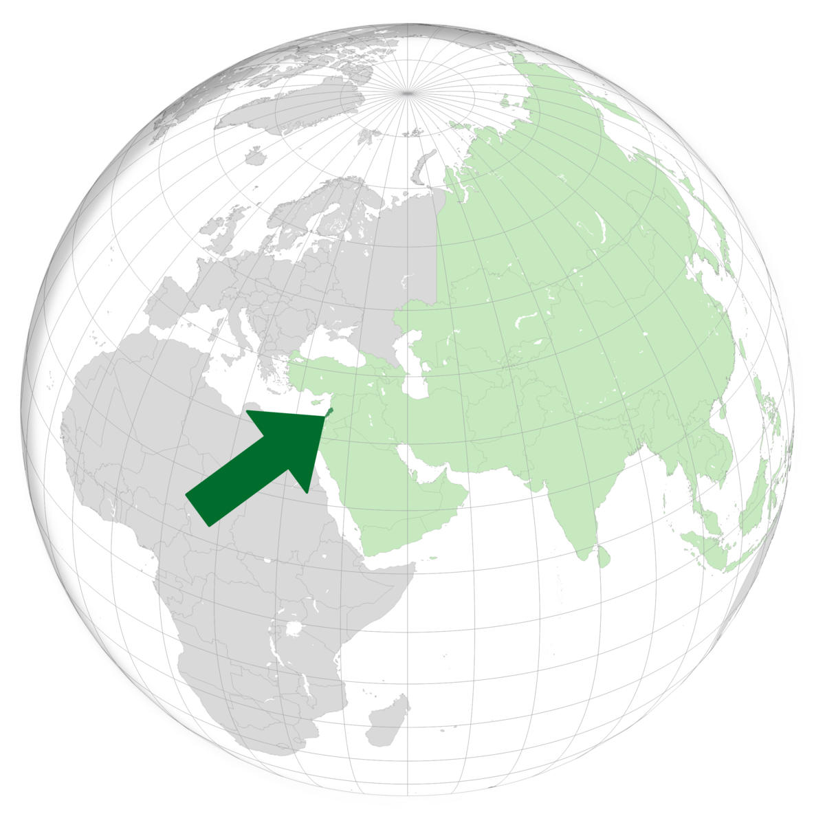 plassering av Libanon på jordkloden. Kart