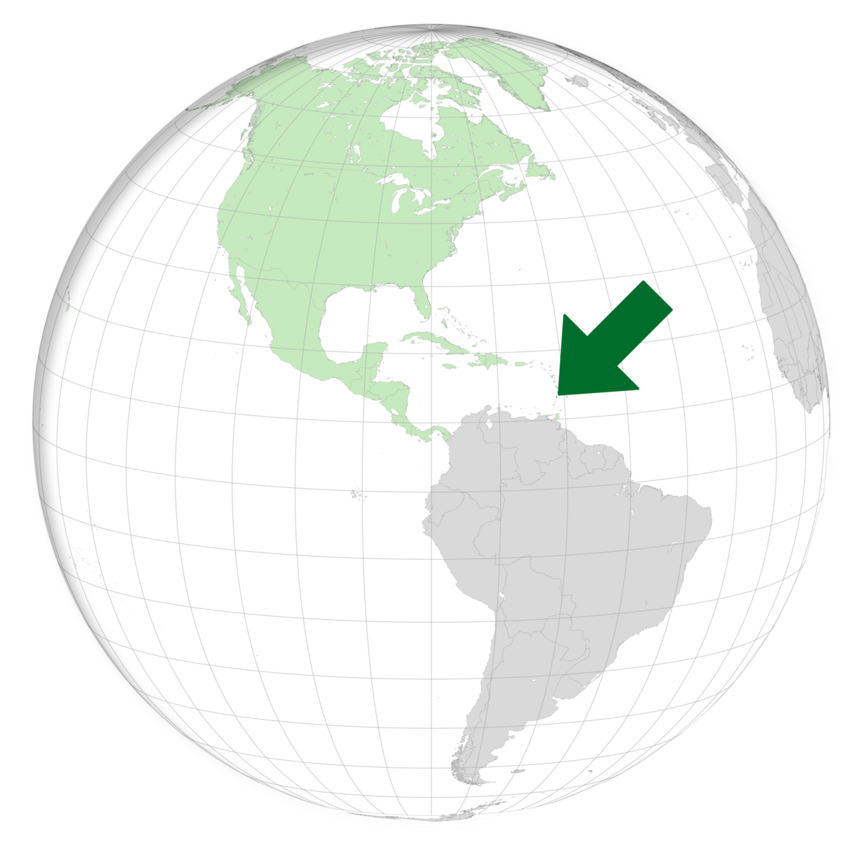 plassering av St. Vincent og Grenadinene på jordkloden. Kart