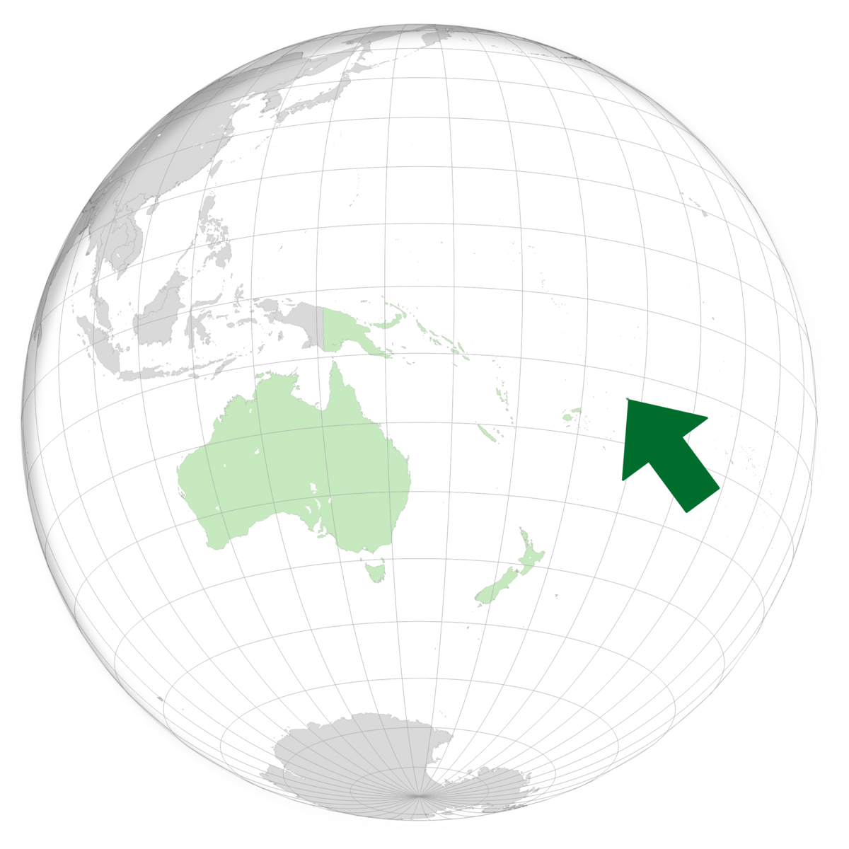 plassering av Samoa på jordkloden. Kart