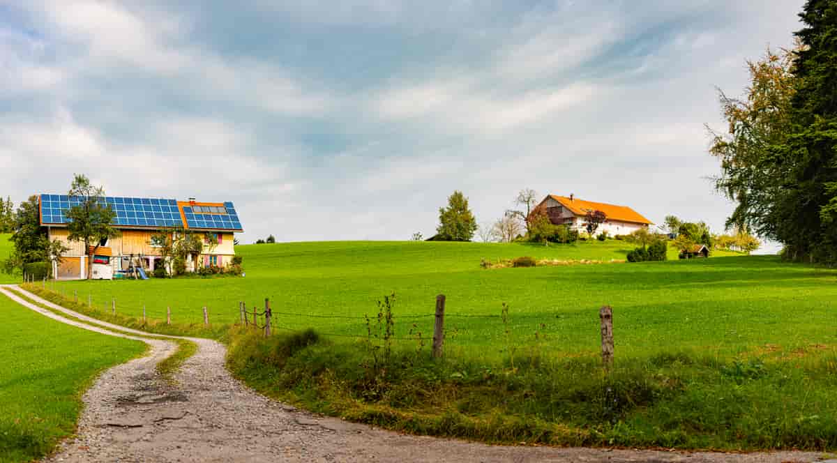 Tysk gårdsdrift i Bayern