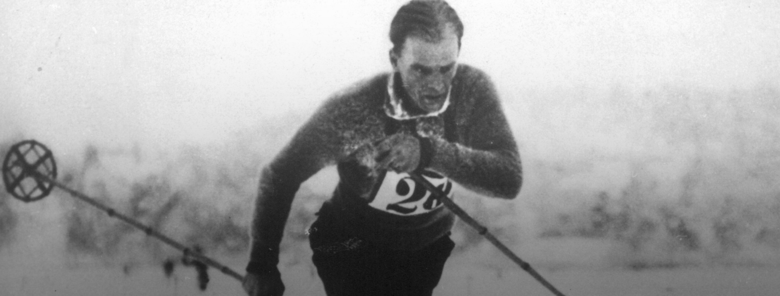 Thorleif Haug i løypene under OL i 1924.