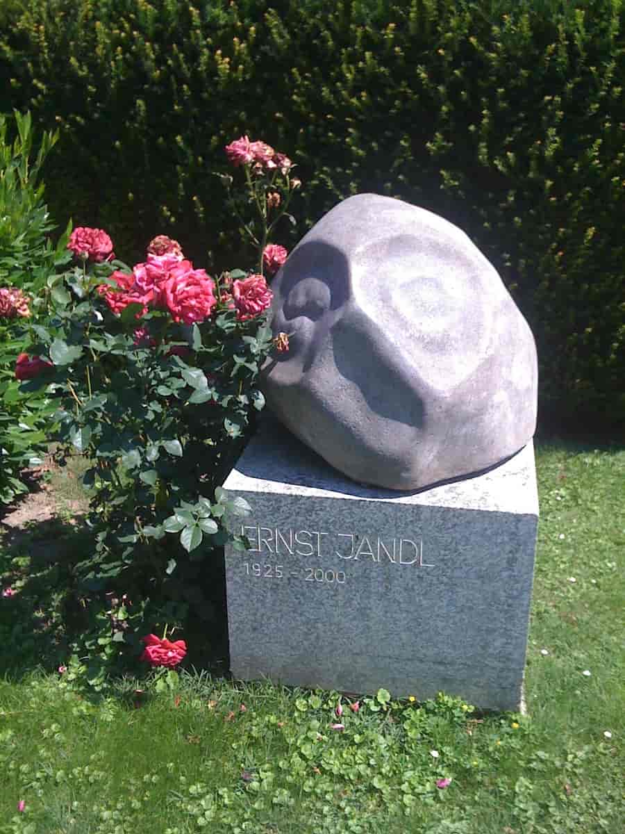 Ernst Jandls gravsted: Zentralfriedhof, Wien