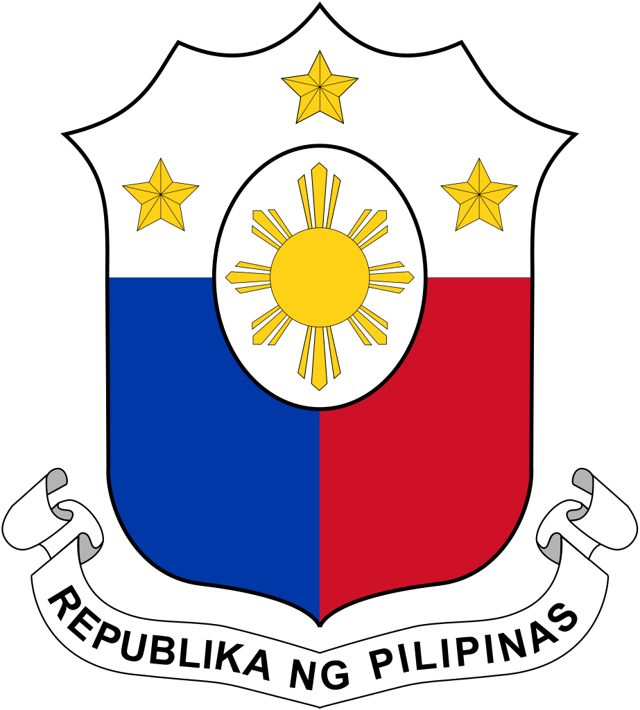 Filippinenes riksvåpen vedtatt 1998, men ikke bekreftet