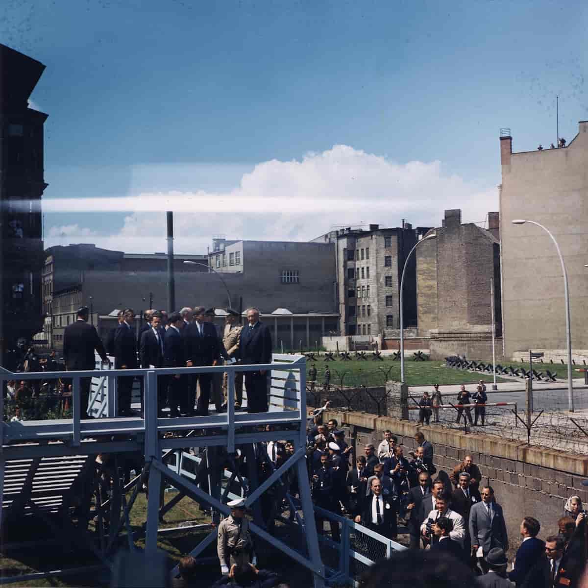 Kennedy ved Berlinmuren