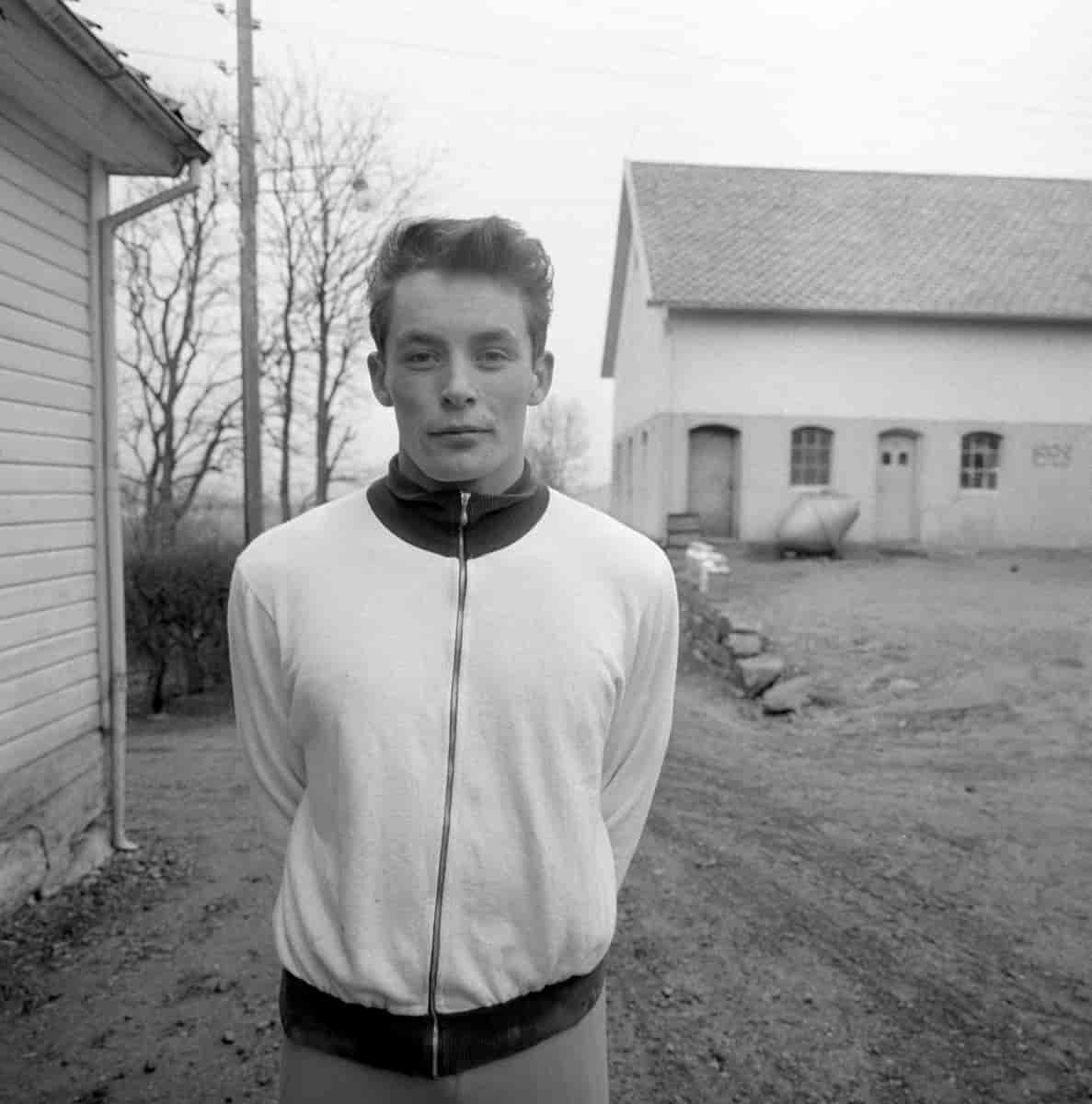 Åge Storhaug fotografert før OL i 1960.