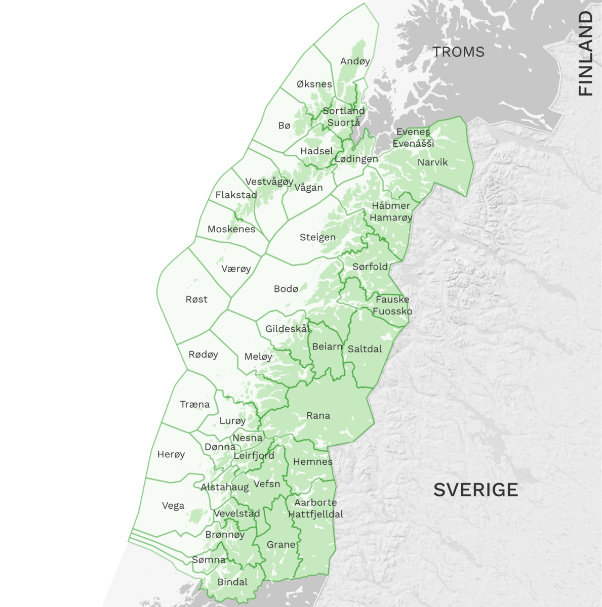 Kommuner i Nordland