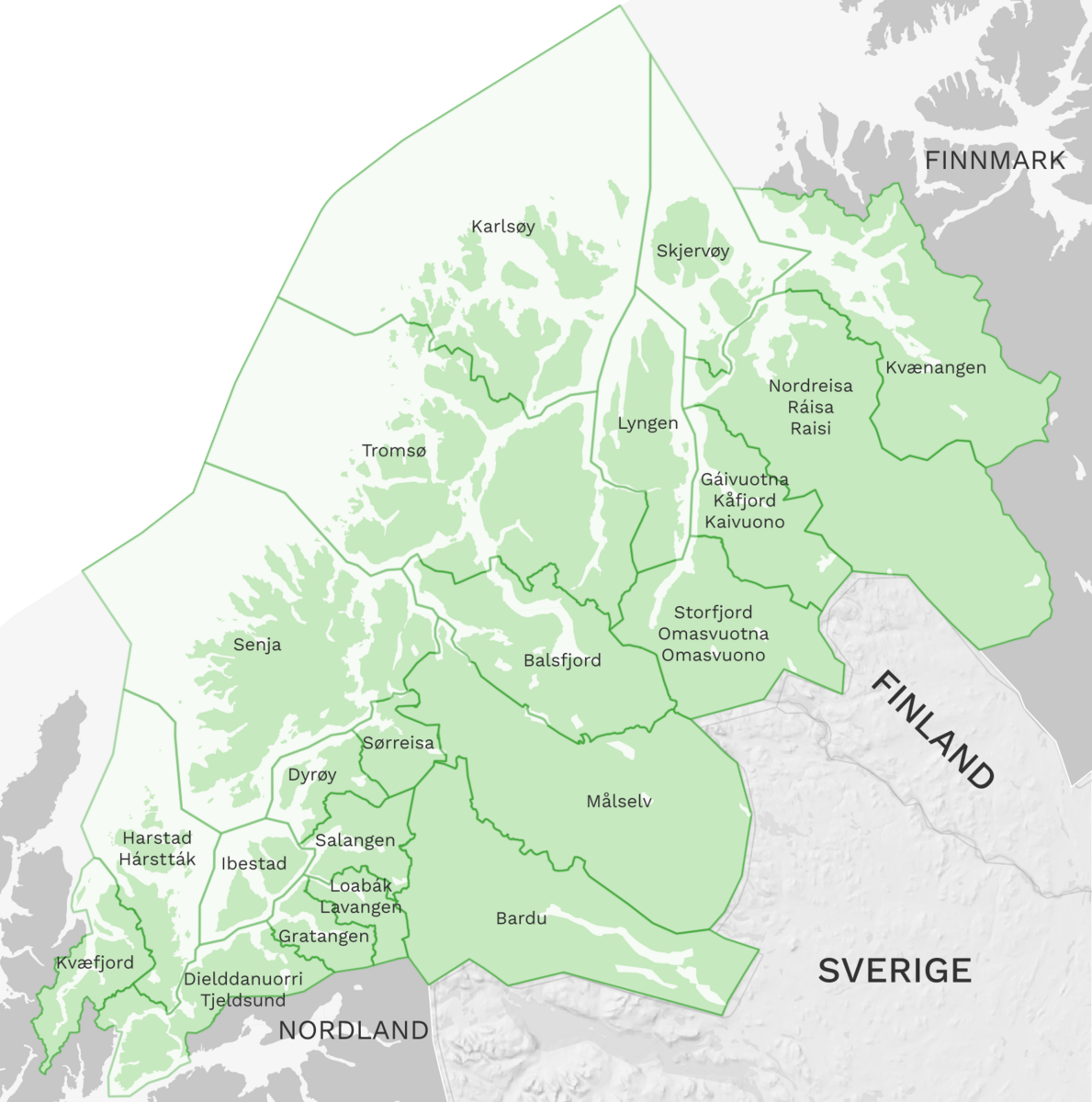 Kommuner i Troms