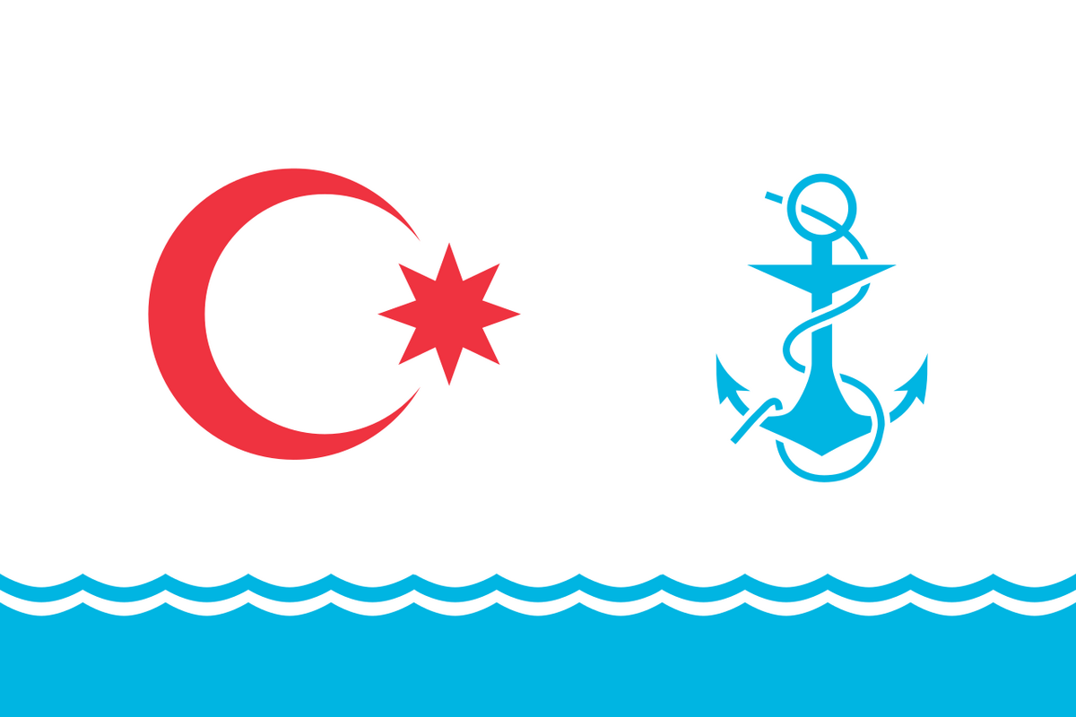 Aserbajdsjans orlogsflagg