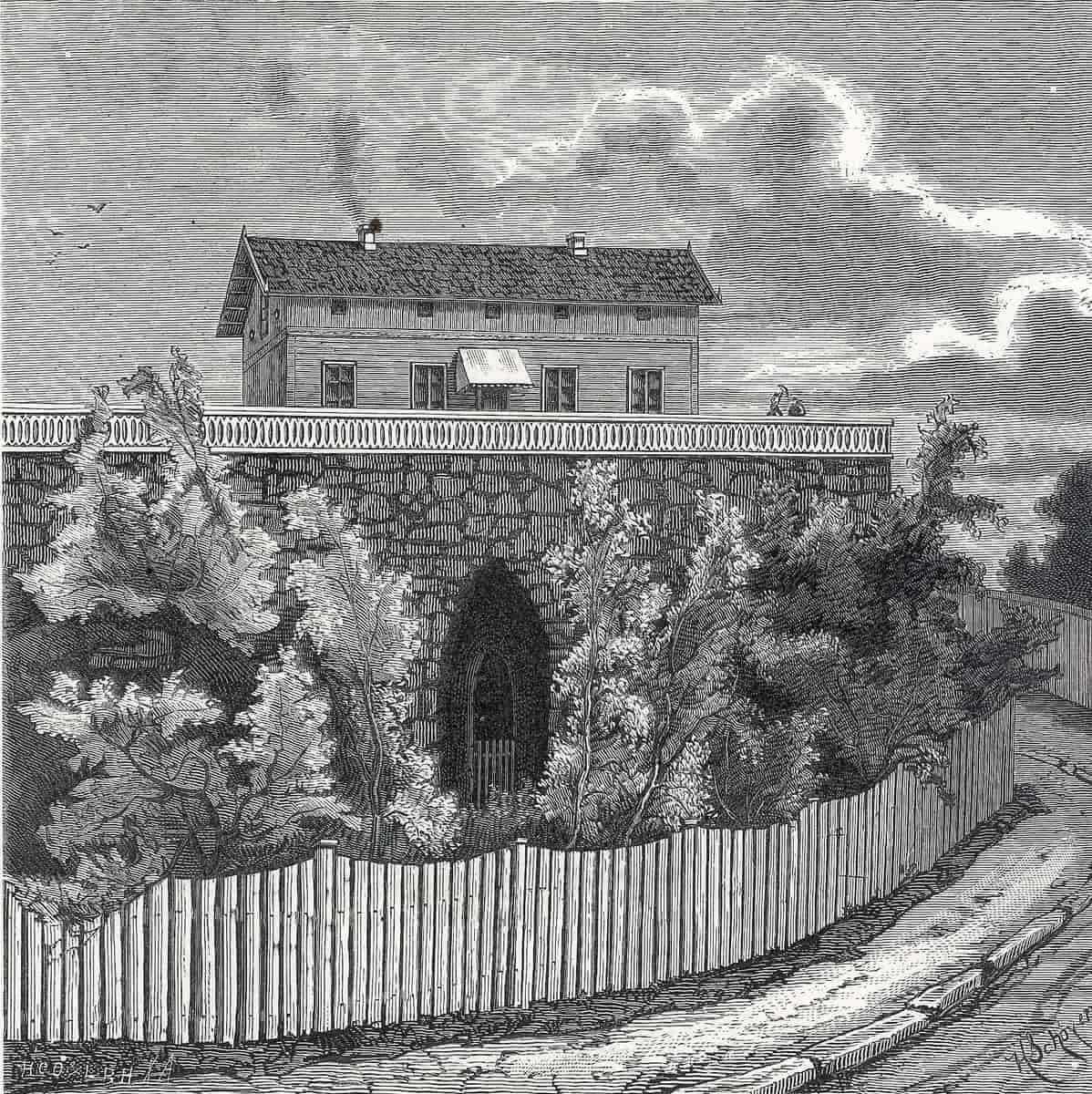 Grotten i 1850-årene