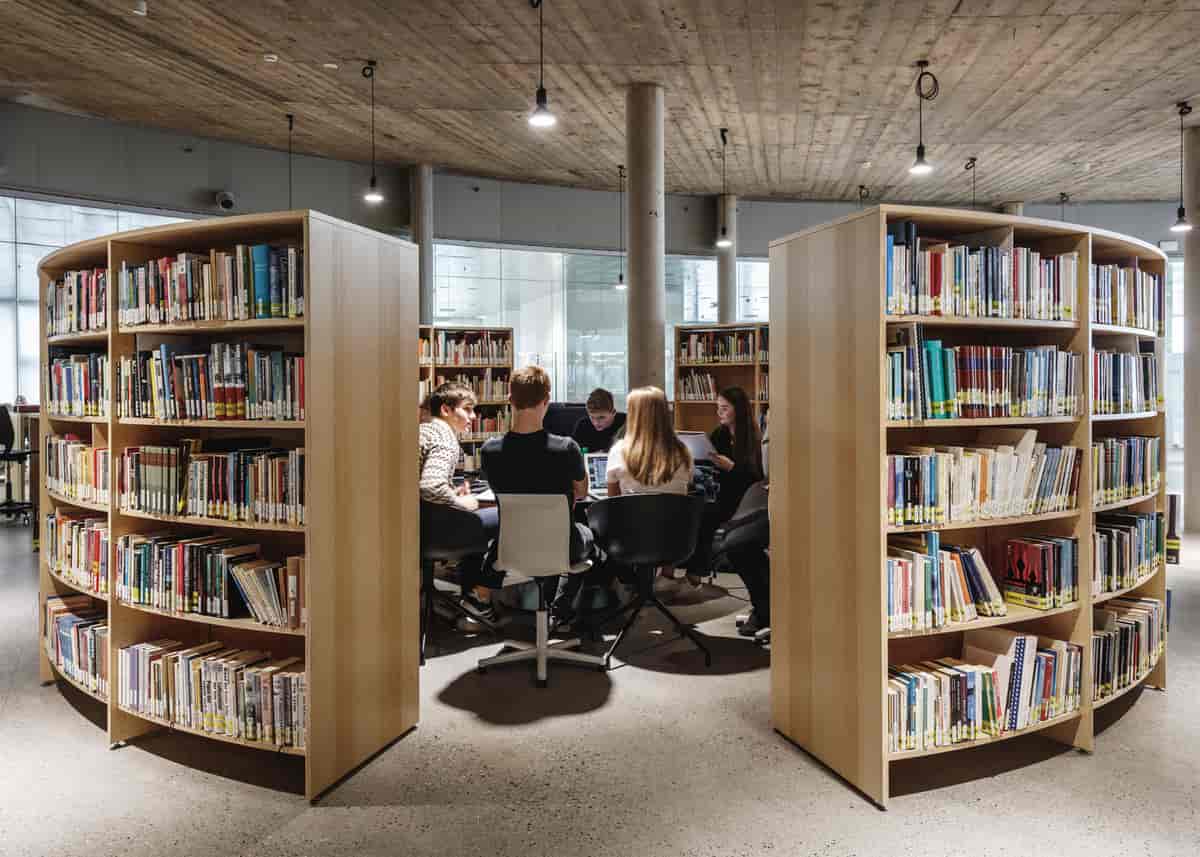 Elever på biblioteket (2018)