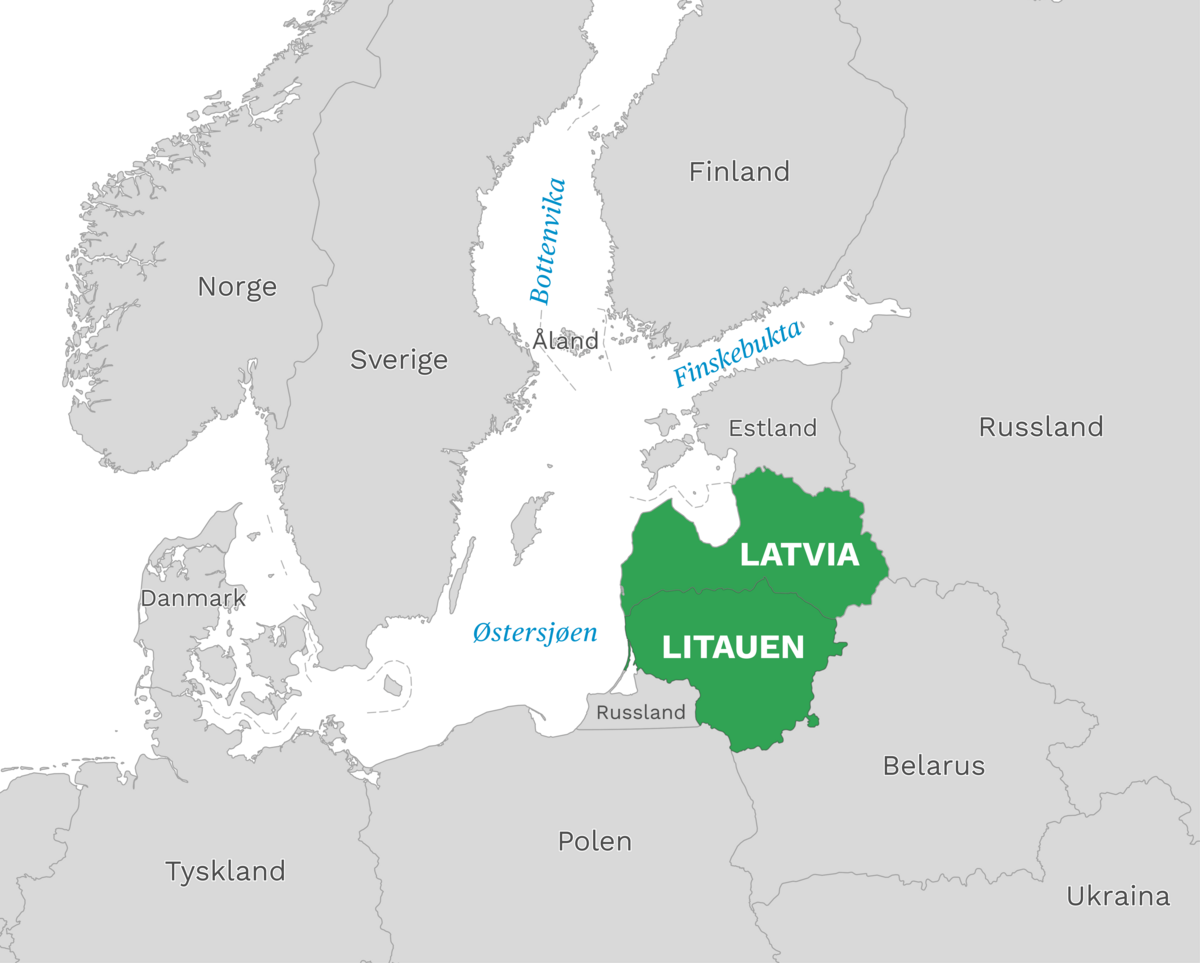 Latvia og Litauen