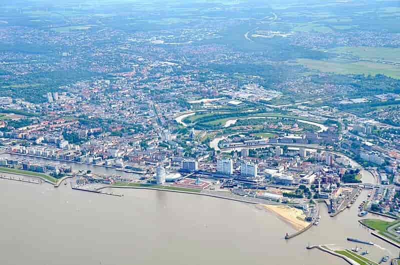 Aerial view of Bremerhaven (2019)