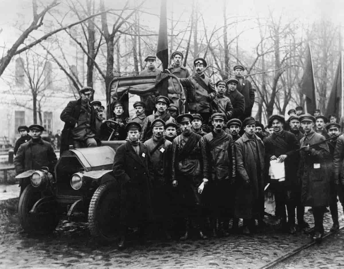 Røde garder i Petrograd 1917