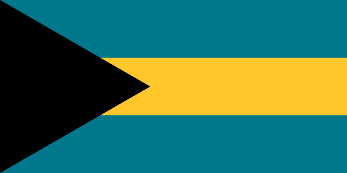 Bahamas' flagg