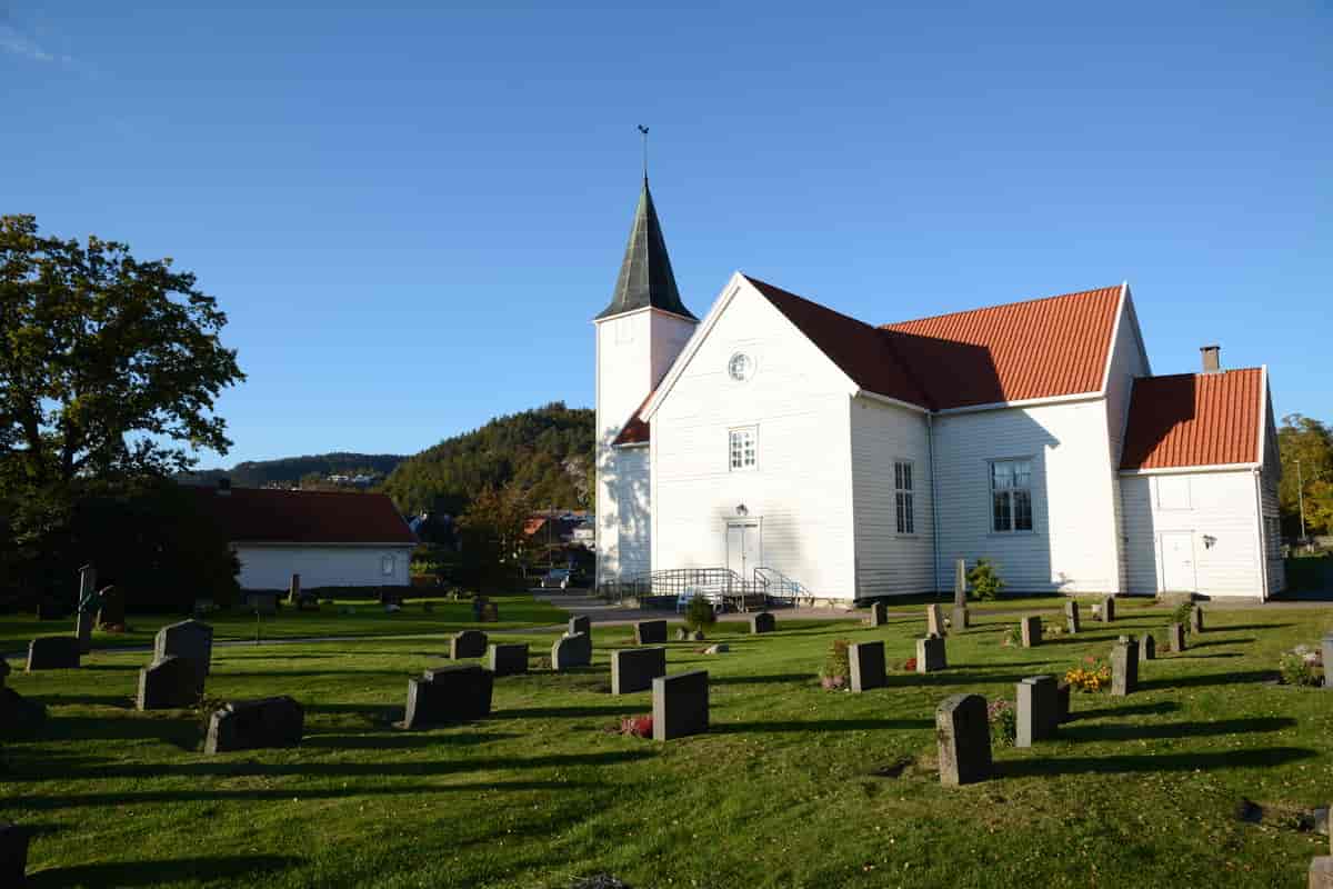 Valle kirke i Vigeland.