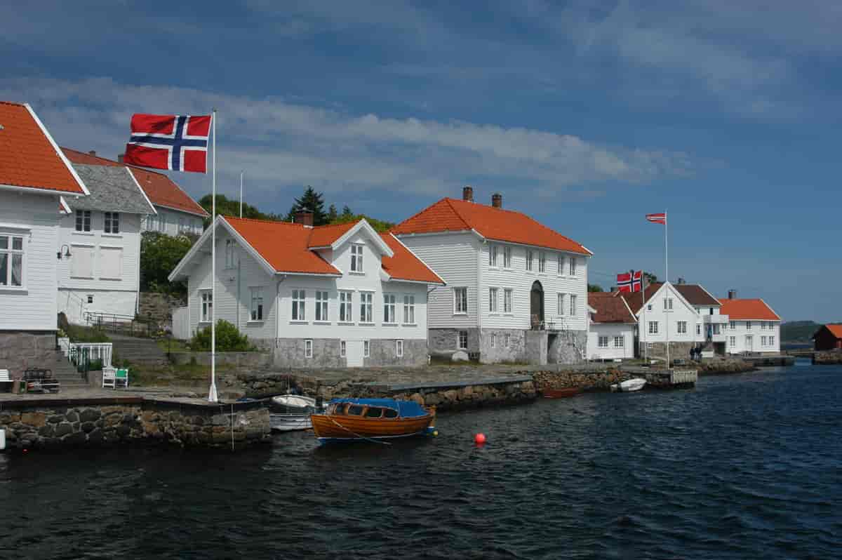 Loshavn utenfor Farsund.