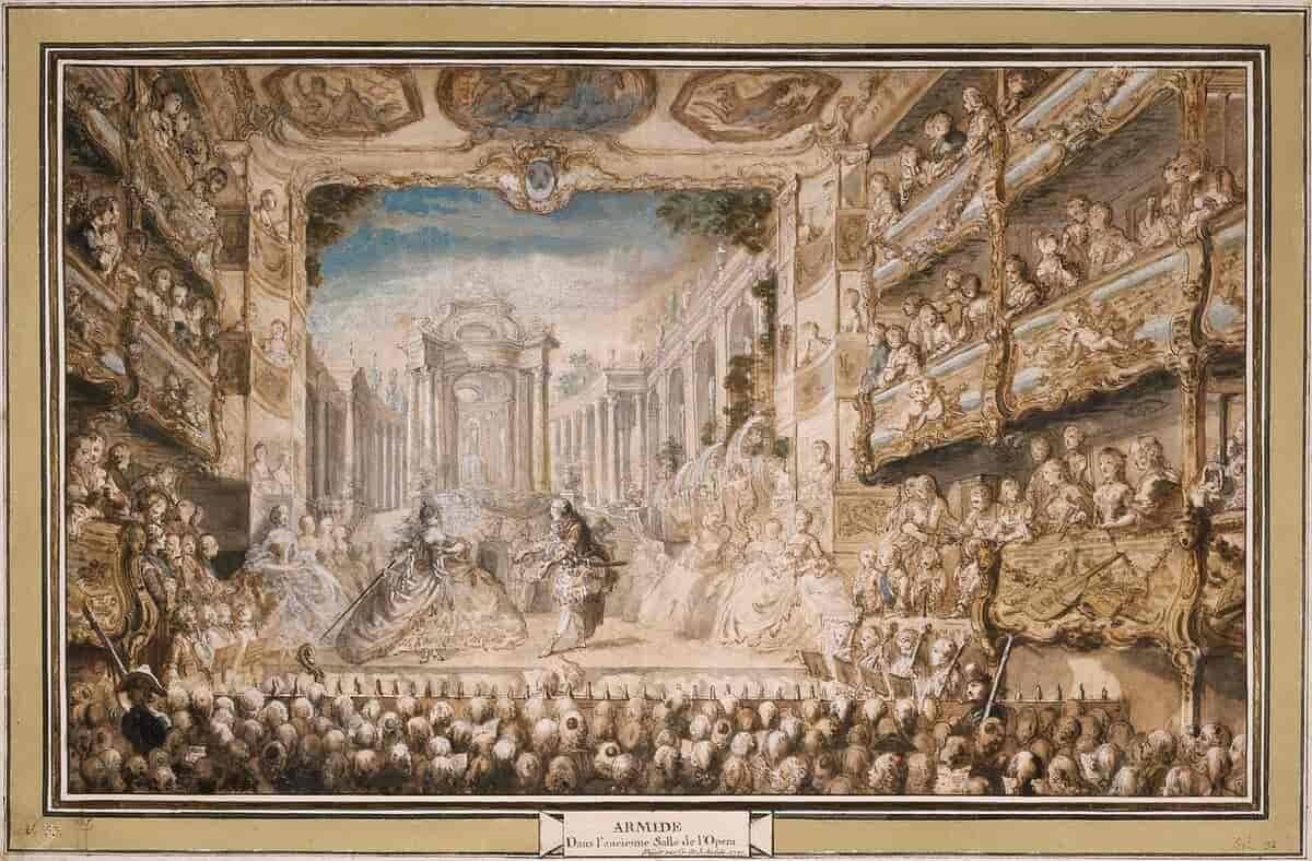 Maleri av operaen Armide.