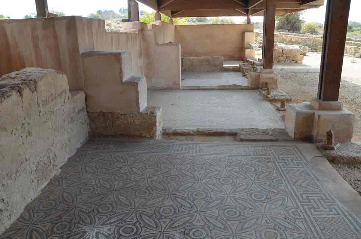 Mosaikkgulv i Sepforis