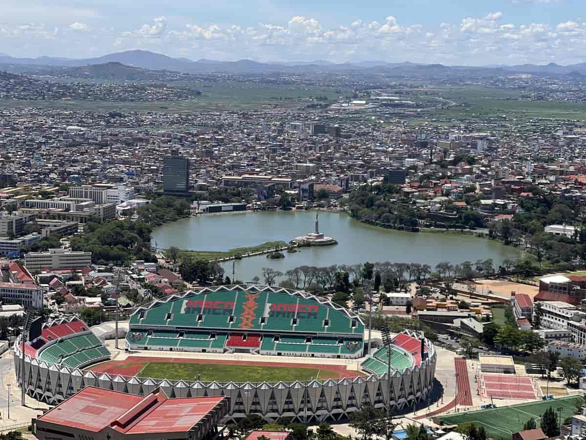Antananarivo, sett fra Dronningpalasset