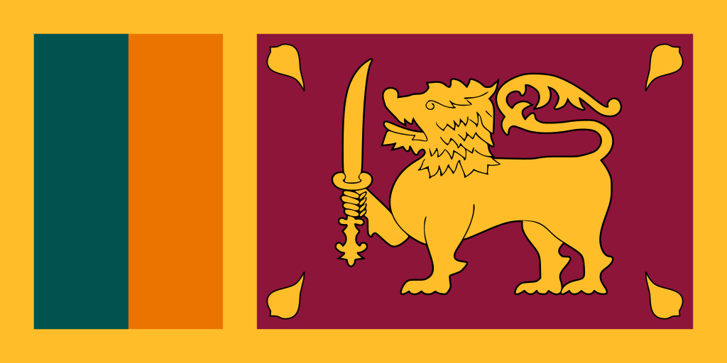Sri Lankas flagg